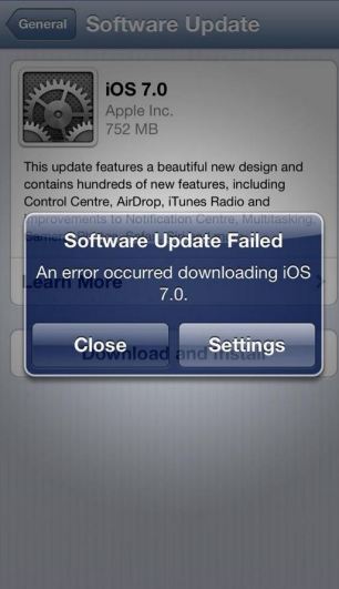  Gagal Update iOS 7, Ribuan Pengguna Apple Ngamuk