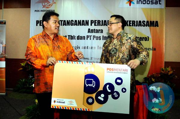  FOTO: PT Pos dan Indosat Kerjasama Pemanfaatan Infrastruktur