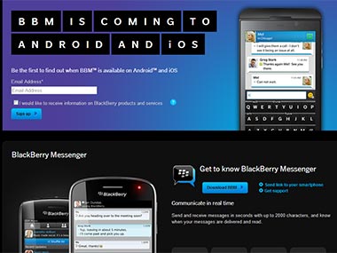  BlackBerry Ngotot Luncurkan BBM Android & iPhone