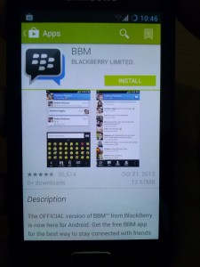  Mantap, BBM Nomor Wahid di Play Store