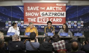  Jelang Liga Champions, Greenpeace Ganggu Jumpa Pers Madrid