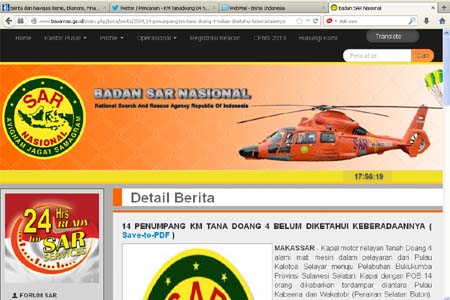  Kapal Nelayan Hilang, 14 Penumpang Belum Ditemukan