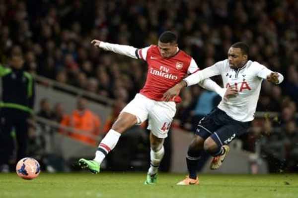 Arsenal vs Tottenham Hotspur di Piala FA/Reuters