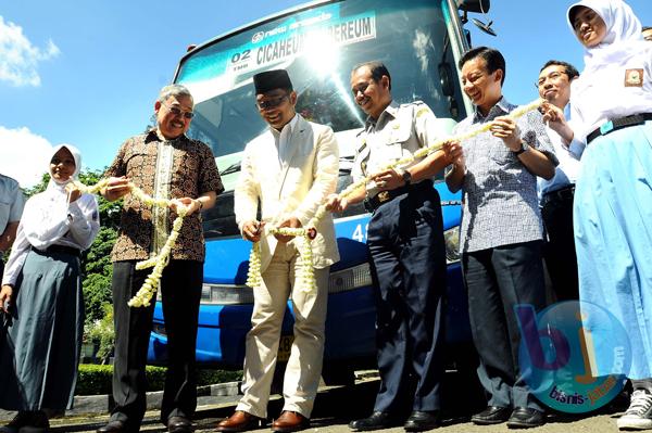  FOTO: Gandeng Agung Podomoro Land, Bus Sekolah Gratis Kembali Diluncurkan