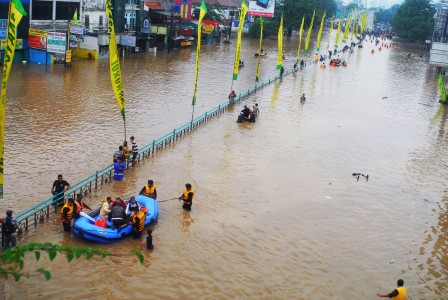  Terendam Banjir, Depo KRL Bukit Duri Belum Difungsikan