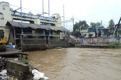  Jakarta Banjir: Pintu Air Manggarai &amp; Karet Siaga I