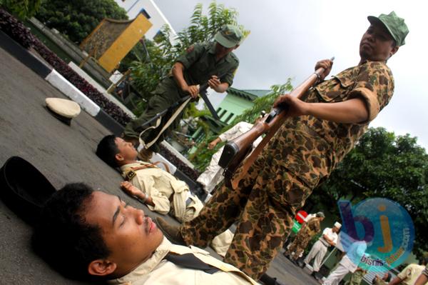  FOTO: Reka Ulang Peristiwa Pemberontakan APRA di Museum Mandala Wangsit Siliwangi