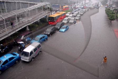  BPBD DKI: Banjir Terus Mengalami Penyurutan