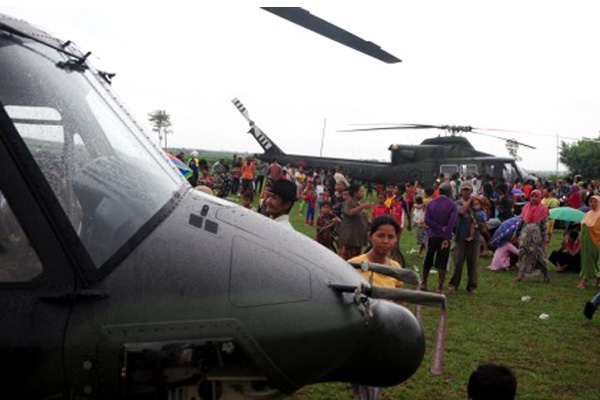  Heli TNI AD Angkut 10 Penumpang Hilang Kontak