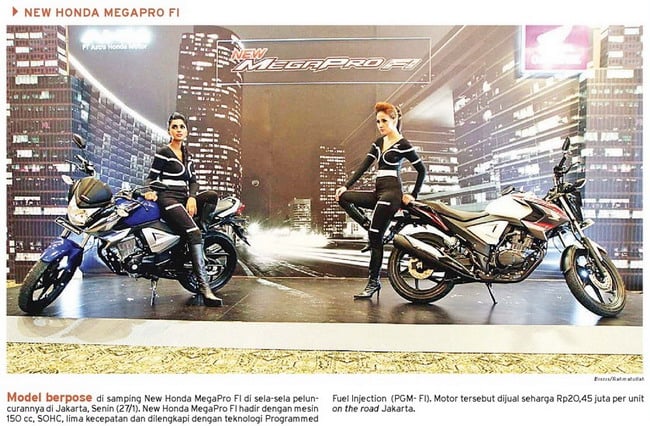  Penampakan Motor Honda New Mega Pro F1