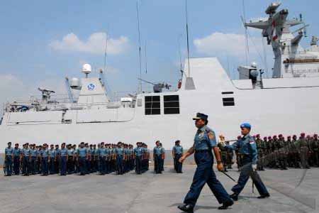 TNI Akan Tempatkan Kapal Perang di Perairan Muntok