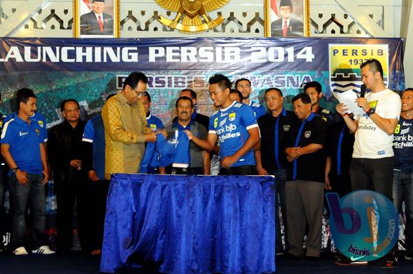  FOTO: Bank BJB Sponsori Persib Bandung di ISL 2014/2015