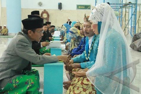  Kemenag Cenderung Terapkan Tarif Tunggal Untuk Biaya Nikah