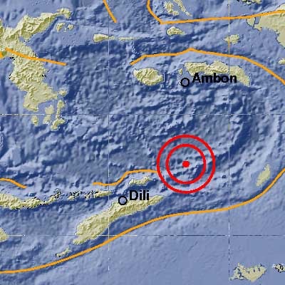  Gempa 5,0 SR Guncang Maluku