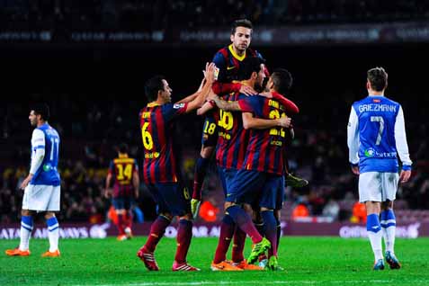Copa Del Rey:  Barcelona Terlalu Kuat Bagi Sociedad