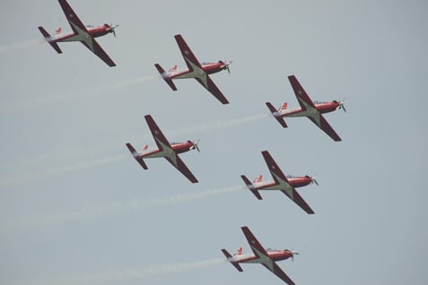  Jupiters TNI AU Unjuk Kebolehan di Singapura Airshow 2014