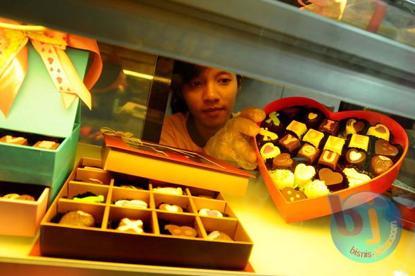  FOTO: Jelang Valentine, Permintaan Cokelat Meningkat