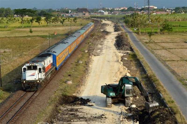  Jalur Ganda Lintas Selatan Jawa Ditarget Operasi pada 2017