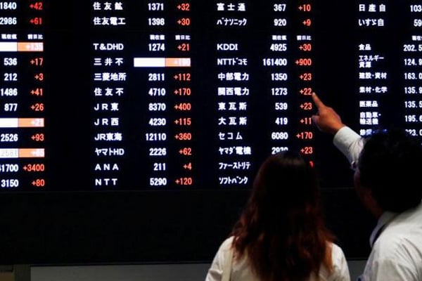  Indeks Nikkei Ditutup Terkoreksi 1,53% ke Level 14.313,03