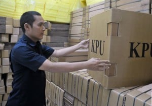  Pemilu 2014: Kotak dan Bilik Suara di Jabar Terbuat Dari Kardus