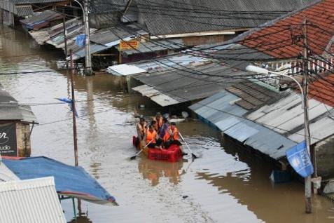  Ini 9 Titik Banjir di Tangerang, Ketinggan Air Sampai 1,5 Meter