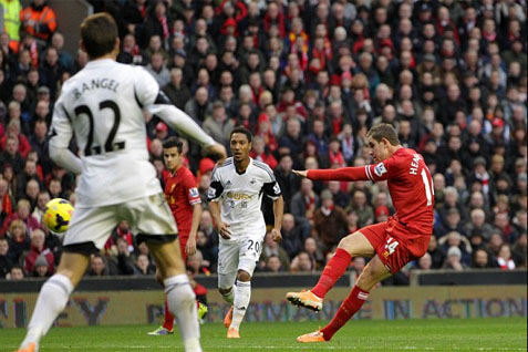  Liga Inggris: Skor & Hasil Akhir Liverpool Redam Swansea City 4-3