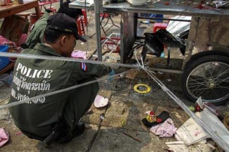  Bangkok Diguncang Bom, 24 Orang Terluka di Minggu Sore