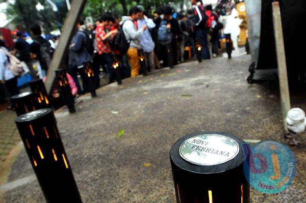  FOTO: Taman Musik Kota Bandung Ajak Pengunjung Kenang Tragedi AACC 2008