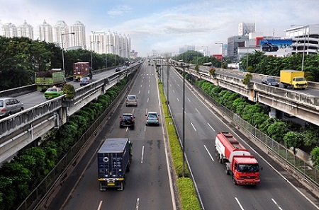 Ruas jalan tol yang dikelola PT Citra Marga Nusaphala Persada/Jibiphoto