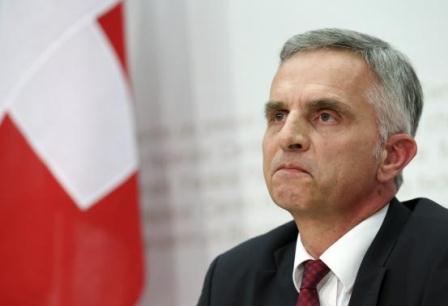 Presiden dan Menteri Luar Negeri Konfederasi Swis Didier Burkhalter/Reuters-Thomas Hodel