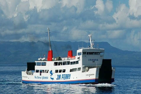 Kapal ferry milik PT ASDP Indonesia Ferry