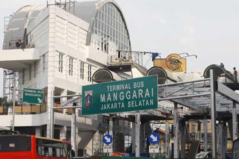 Ujicoba Terminal Manggarai/Antara
