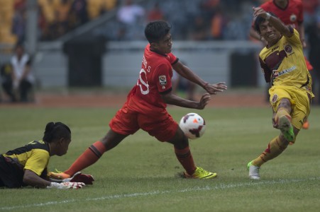  Hasil ISL, Persija Vs Sriwijaya, Laskar Wong Kito Hampir Menang, Skor Akhir 1-1