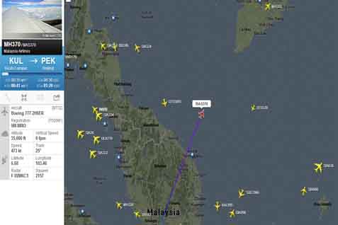  PENCARIAN MALAYSIA AIRLINES: AL Thailand Beralih Fokus Ke Laut Andaman