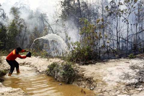  RAPP Tambah Personel 130 Pemadam Kebakaran Hutan