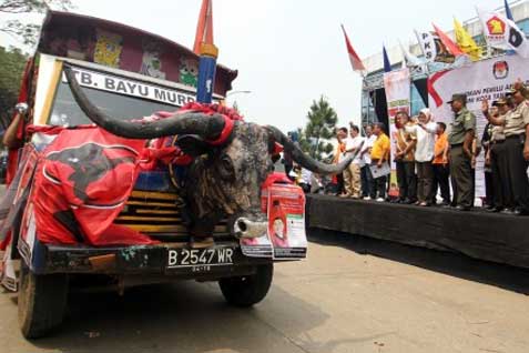  KAMPANYE PEMILU 2014: PDI-P Desak KPU Perbaiki Jadwal Kampanye