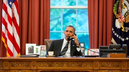  Percakapan Telepon Obama-Putin: AS Siap Beri Sanksi ke Rusia