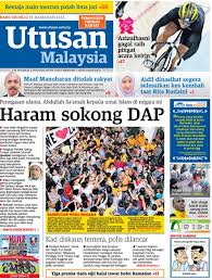  Pesawat Malaysia Airlines Hilang: Berita Harian Utusan Malaysia  Menyesatkan