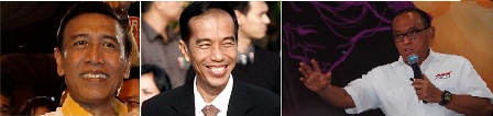  Pilpres 2014: Jokowi-ARB atau Jokowi-Wiranto Berpeluang