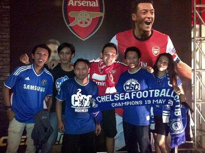  Nobar Chelsea Vs Arsenal di Grage City Mall Meriah