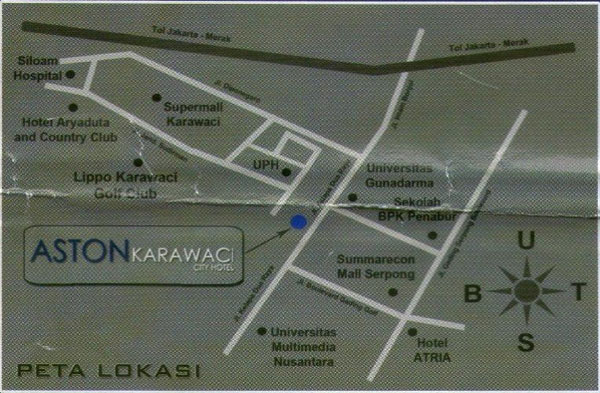  MAP dan Archipelago Pre Launching Aston Karawaci City Hotel