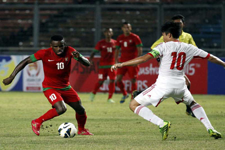  UJI COBA TIMNAS INDONESIA:  Jajal Villareal B Di Valencia, Spanyol (MNC)