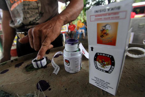  Pemilu 2014: Pemilih Dilarang Bawa Ponsel Berkamera Saat Pencoblosan