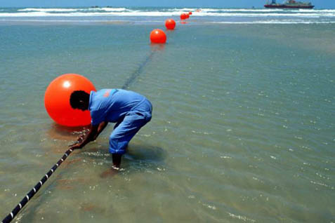  KABEL BAWAH LAUT: Dibangun untuk Koneksi Listrik Jawa-Sumatera