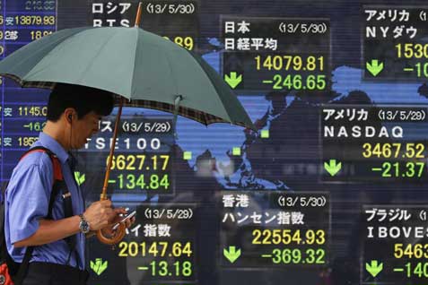 BURSA JEPANG: Yen Dipertahankan Kuat, Indeks Nikkei 225 Jatuh