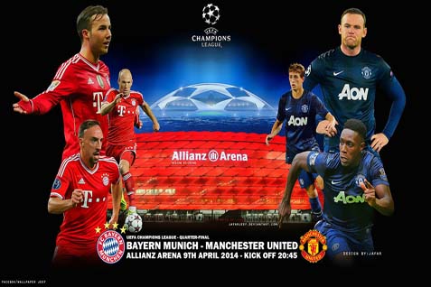  LIGA CHAMPIONS: Bayern Munchen vs Manchester United, Prediksi, Line Up (SCTV)