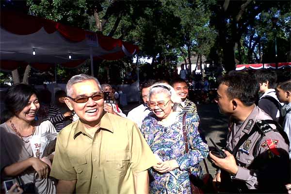  PILEG 2014: Try Sutrisno Satu TPS dengan Jokowi