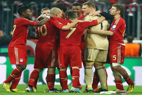  HASIL LIGA CHAMPIONS: Bayern Munchen Hajar Manchester United 3-1