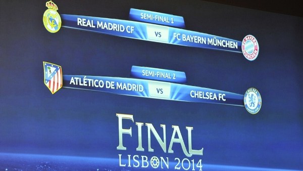  LIGA CHAMPIONS: Real Madrid vs Bayern Munchen, Atletico Madrid vs Chelsea