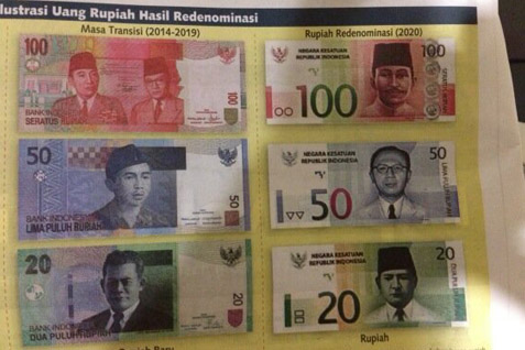  REDENOMINASI RUPIAH: Ditunda, Nilai Tukar Masih Fluktuatif